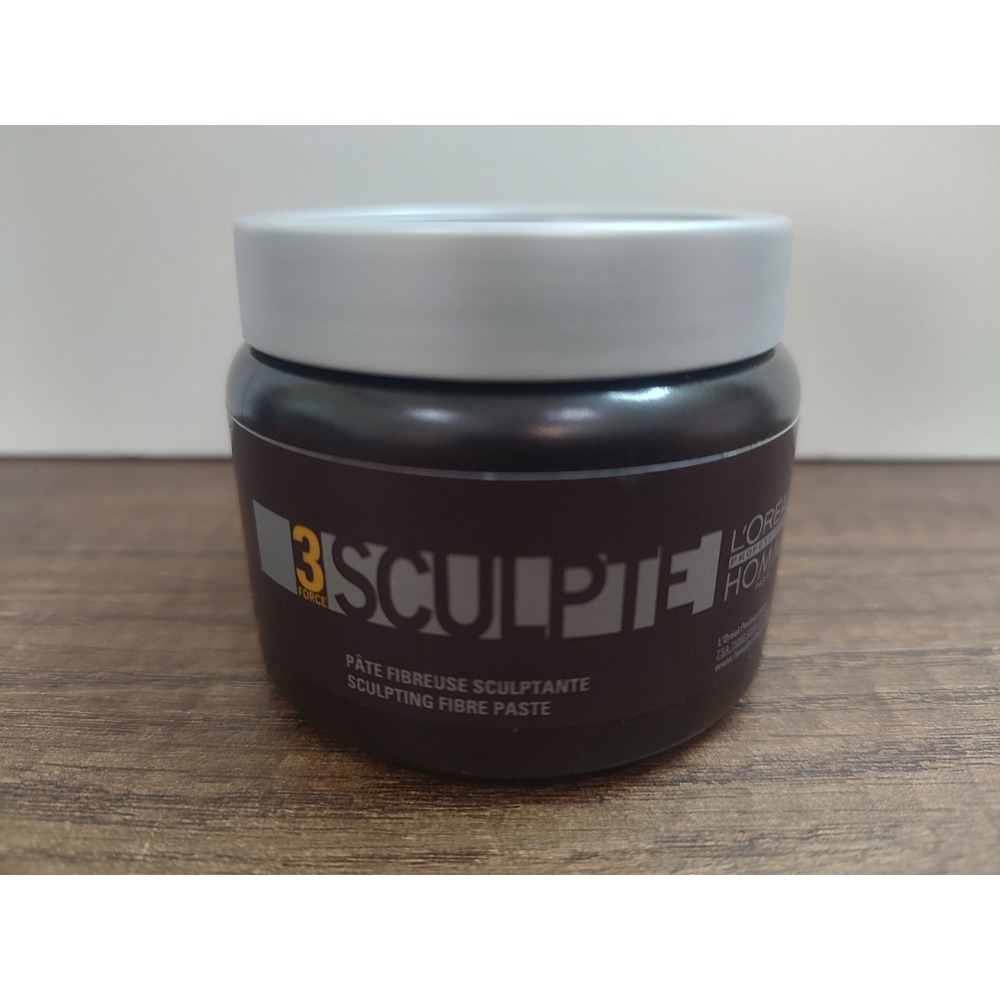 L'OREAL PROFESSIONAL HOMME 3 SCULPTE TEXURIZING PASTE 5 OZ VHTF NEW